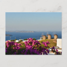Windmolens op patmos briefkaart