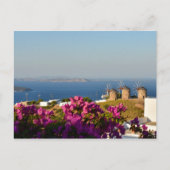 Windmolens op patmos briefkaart (Voorkant)