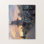 Windmolens van Amsterdam Holland. Jigzaag Puzzle Legpuzzel (Verticaal)
