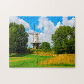 Windmolens van Amsterdam Holland. Jigzaag Puzzle Legpuzzel (Horizontaal)