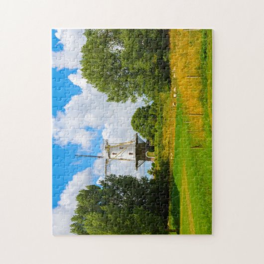 Windmolens van Amsterdam Holland. Jigzaag Puzzle Legpuzzel (Verticaal)