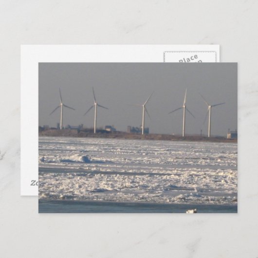 windmolens van Buffalo, NY Briefkaart (Voorkant / Achterkant)