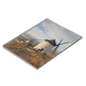 windmolens van de Antiek La Mancha, met bezoekers Notitieboek (Linkerzijde)