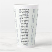 Windmolens van de werkplek latte mok (Voorkant)