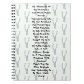 Windmolens van de werkplek notitieboek (Voorkant)