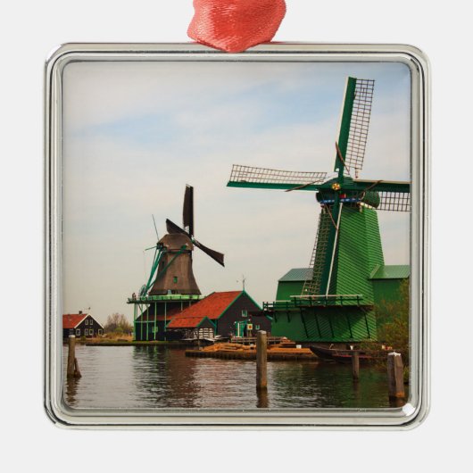 Windmolens van Holland  Metalen Ornament (Voorkant)