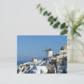 Windmolens van Oia Briefkaart (Staand voorkant)
