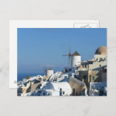 Windmolens van Oia Briefkaart (Voorkant / Achterkant)
