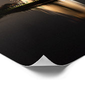 Windmolens verlicht bij nachtelijke posters (Hoek)