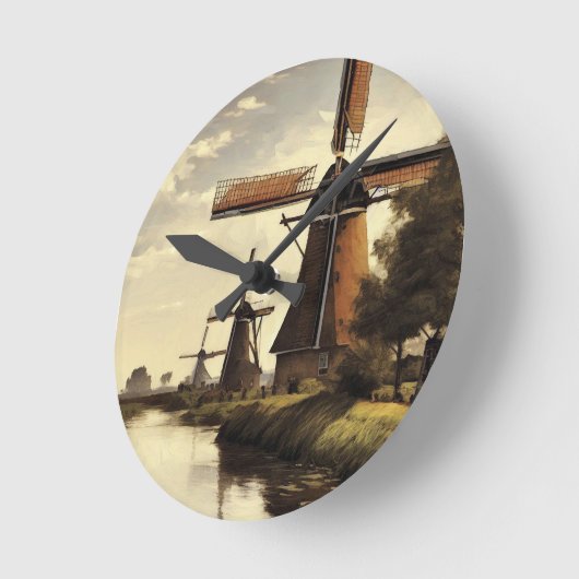 Windmolens wandklok (Hoek)