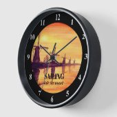 Windmolens Zonnetijd - Waterverf schilderen (Hoek)