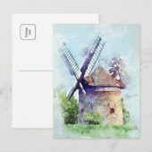 Windmolentekening Briefkaart (Voorkant / Achterkant)