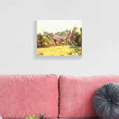 Windor Castle from the Fields, Berkshire, Engeland Canvas Afdruk (Insitu (Woonkamer))