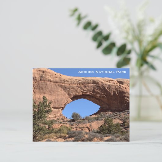 Window Arch - Arches National Park Briefkaart (Staand voorkant)