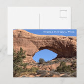 Window Arch - Arches National Park Briefkaart (Voorkant / Achterkant)