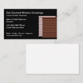 Window Blinds thema Calling Cards" Visitekaartje (Voorkant / Achterkant)