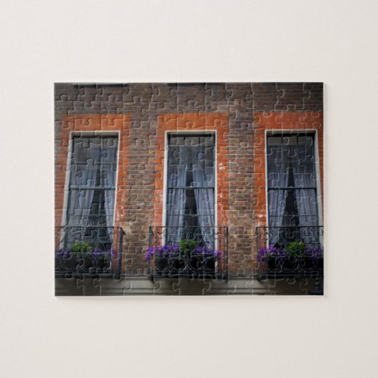 Window Boxes of London - 8x10 - 110 pc Legpuzzel (Horizontaal)