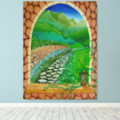 Window Canvas Afdruk (Insitu (Houten vloer))