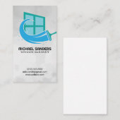 Window Cleaner Logo | Home Services Visitekaartje (Voorkant / Achterkant)