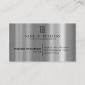 Window Cleaning Service Professional Logo Visitekaartje (Achterkant)