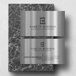 Window Cleaning Service Professional Logo Visitekaartje