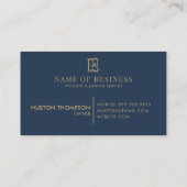 Window Cleaning Service Professional Logo Visitekaartje (Achterkant)