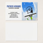 Window Cleaning | Squeegee | Cleaning Spray Visitekaartje (Voorkant /achterkant)