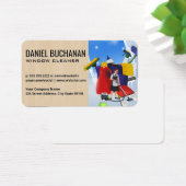 Window Cleaning | Squeegee | Maid Visitekaartje (Bureau)