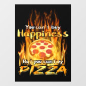 Window Cling for Pizza shop of voedselshop Raamsticker (Vel)