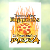 Window Cling for Pizza shop of voedselshop Raamsticker (Vel 3)