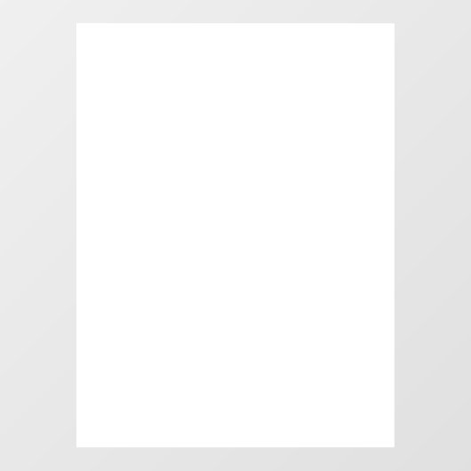 Window Cling Raamsticker (Vel)