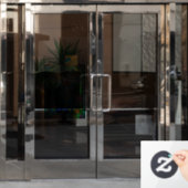 Window Cling Raamsticker (Kantoordeur)