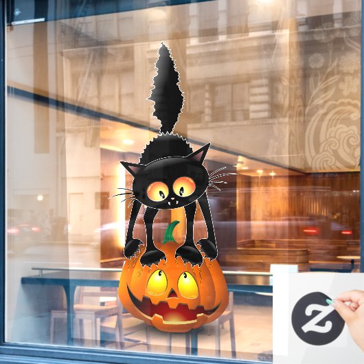 Window Cling Raamsticker (Cafe Raam)