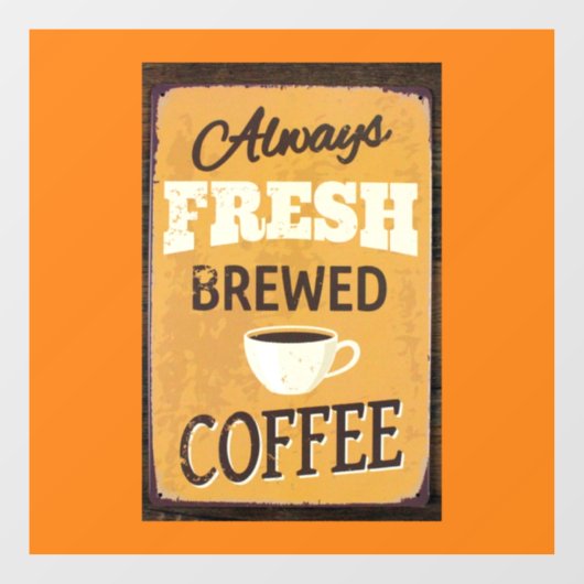 Window Cling Raamsticker (Vel)