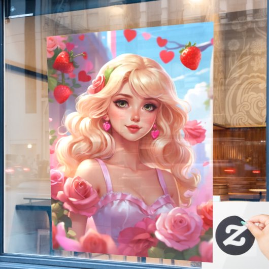 Window Cling Raamsticker (Cafe Raam)