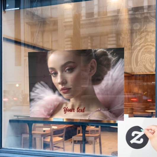 Window Cling Raamsticker (Cafe Raam)