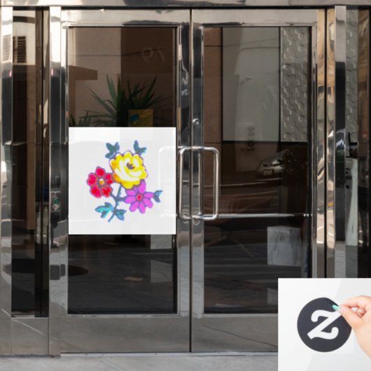 Window Cling Raamsticker (Kantoordeur)
