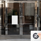 Window Cling Raamsticker (Kantoordeur)