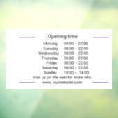 Window Cling Raamsticker (Vel 3)