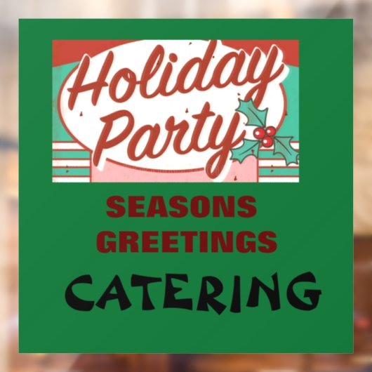 Window Cling Raamsticker (Vel 2)