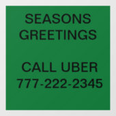 Window Cling Raamsticker (Vel)