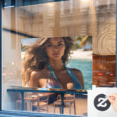 Window Cling Raamsticker (Cafe Raam)