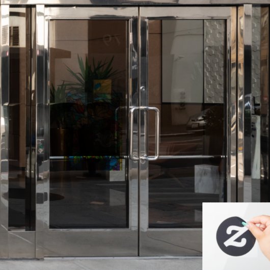 Window Cling Raamsticker (Kantoordeur)