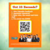 Window Cling Raamsticker (Vel 3)