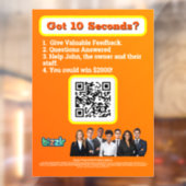 Window Cling Raamsticker (Vel 2)