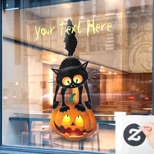 Window Cling Raamsticker (Cafe Raam)