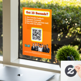 Window Cling Raamsticker