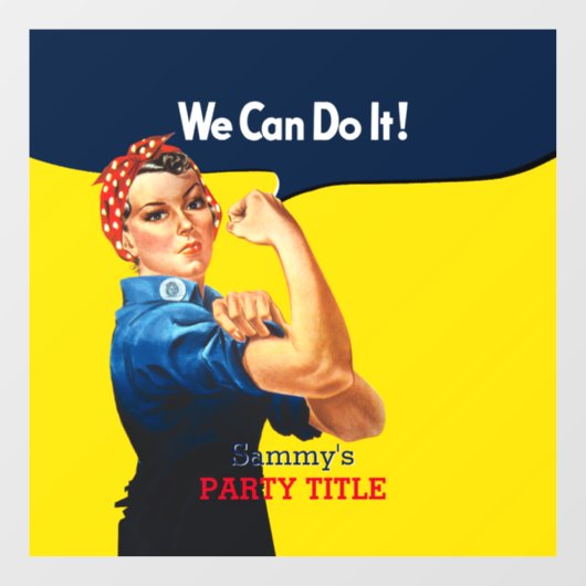 Window Cling Raamsticker (Vel)