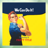 Window Cling Raamsticker (Vel 3)