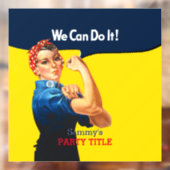 Window Cling Raamsticker (Vel 2)